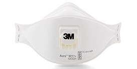 Imagen del producto del respirador Aura 9211+ de 3M
