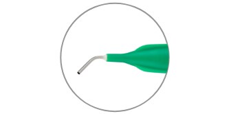 close up of syringe tip

