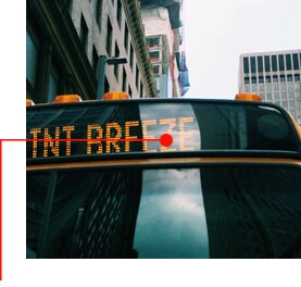 Imagen de una pantalla de enrutamiento de bus