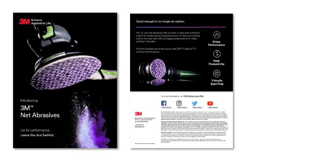 Portada de brochure de abrasivos de malla
