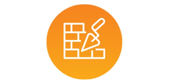 icon of brick and trowel
