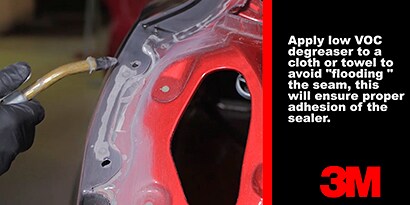 General Seam Sealer Application Direct to Metal
