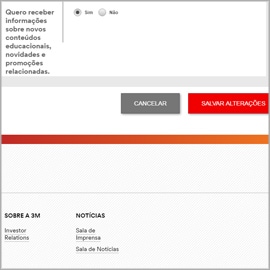 3M Academy Opt Out Screen