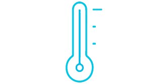 thermometer reading icon
