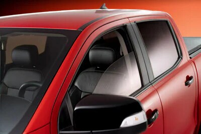 coche rojo con película de ventana 3M