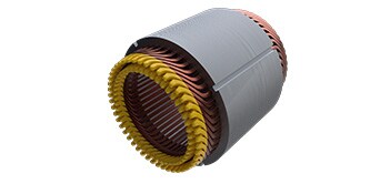 Gráfico de un motor eléctrico.
