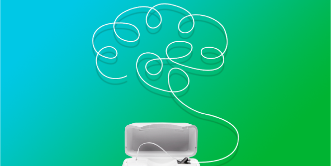 brain floss powered by 3M logo
