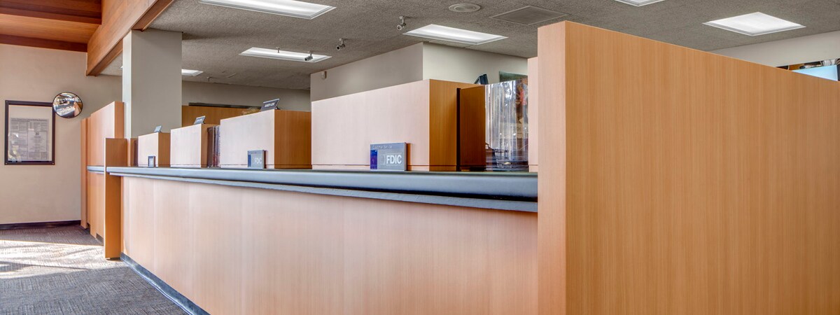 DINOC surface finish transformation on commercial bank counters
