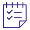 note pad with turned up corner