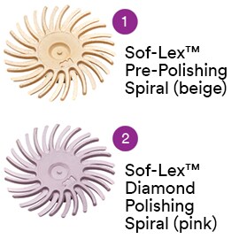 Sof-Lex™ Pre-Polishing Spiral and Diamond Polishing Spiral